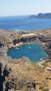 Lindos na wyspie Rodos w Grecji.